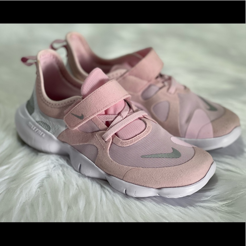 NEW Nike Free Rn 5.0 (Ps) Pink Foam kids shoes - Picture 2 of 13